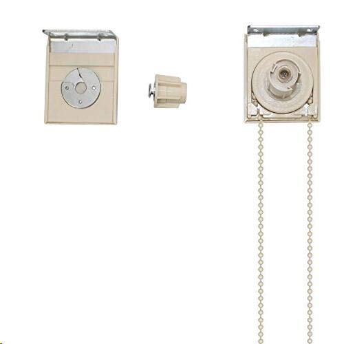 Cord-Pull Mounting Brackets with 38 mm Plugs — Beige