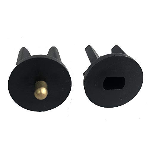 28 mm Roller Shade Clutch Plugs — Black