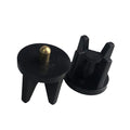 28 mm Roller Shade Clutch Plugs — Black — original product photo
