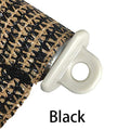 Roller Shade End Caps with Attachment Ears — 2 Pieces — Black — original product photo