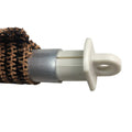 Roller Shade End Caps with Attachment Ears — 2 Pieces — Beige — original product photo