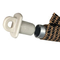 Roller Shade End Caps with Attachment Ears — 2 Pieces — Beige — original product photo