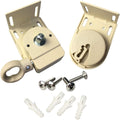 Replacement Mounting Brackets for Crank Roller Shades — Beige