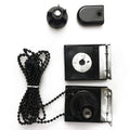 Cord-Pull Mounting Brackets with 38 mm Plugs — Black — original product photo