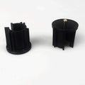 38 mm Roller Shade Clutch Plugs — Black — original product photo