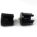 38 mm Roller Shade Clutch Plugs — Black — original product photo