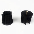 38 mm Roller Shade Clutch Plugs — Black — original product photo