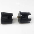 38 mm Roller Shade Clutch Plugs — Black — original product photo