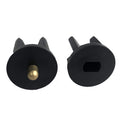 28 mm Roller Shade Clutch Plugs — Black — original product photo