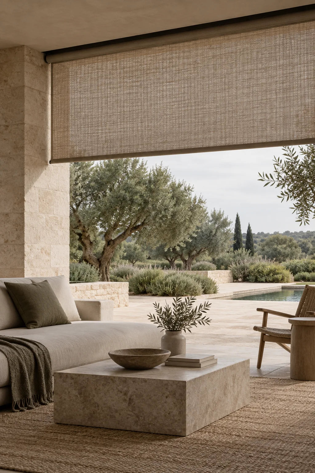 Outdoor Roller Shades collection concept