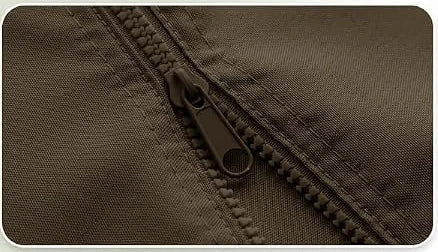 Brown gazebo curtain zipper detail